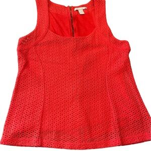 Banana Republic Scarlet Eyelet Tank Top